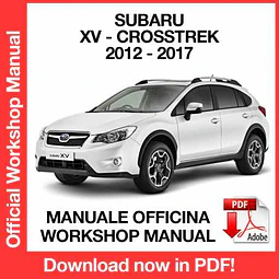 Manuale Officina Subaru XV Crosstrek (2012-2013-2014-2015-2016-2017) (EN)