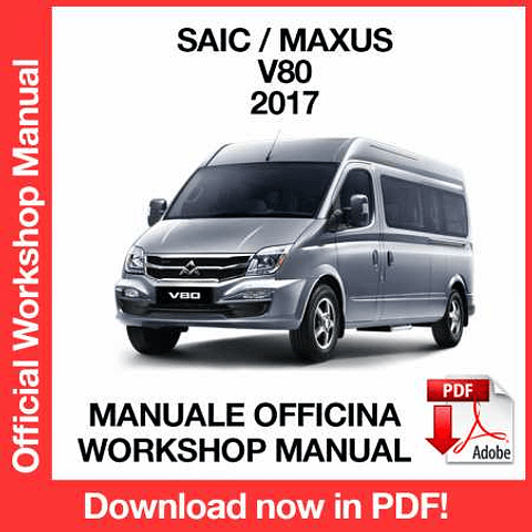 Manuale Officina Saic Maxus V80 (2017) (EN)