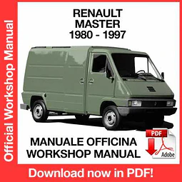Manuale Officina Renault Master I (1980-1981-1982-1983-1984-1985-1986-1987-1988-1989 (EN)