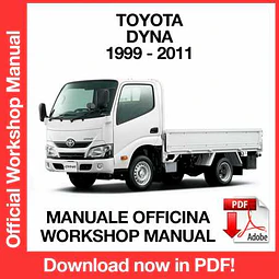 Manuale Officina Toyota Dyna (2006-2007-2008-2009-2010-2011) (EN)