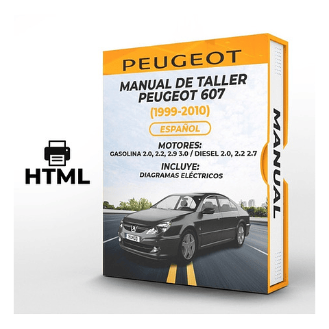Manuale di officina Peugeot 607 (1999-2010) (Spag)