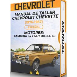 Manuale di officina Chevrolet Chevette (1976-1987) (Spag)