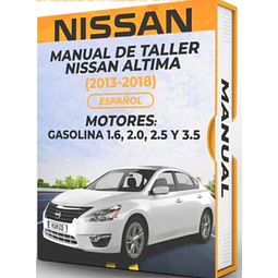 Manuale di officina Nissan Altima (2013-2018) (Spag)