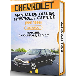 Manuale di officina Chevrolet Caprice (1991-1996) (Spag)***