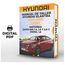 Manuale di officina Hyundai Elantra (2016-2020) (Spag)