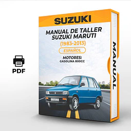 Manuale di officina Suzuki Maruti (1983-2013) (Spag)