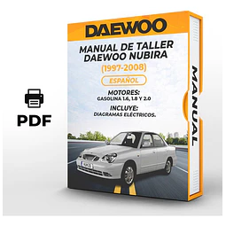 Manuale di officina Daewoo Nubira (1997-2008) (Spag)