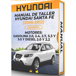 Manuale di officina Hyundai Santa Fe (2006-2012) (Spag)