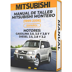 Manuale di officina Mitsubishi Montero (1999-2006) (Spag)