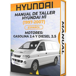 Manuale d'officina Hyundai H1 (1997-2007) (Spag)