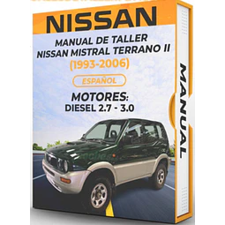 Manuale di officina Nissan Mistral Terrano II 1993-2006 