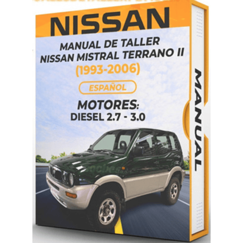 Manuale di officina Nissan Mistral Terrano II 1993-2006 
