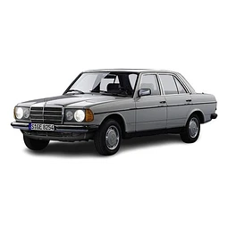 Manuale di officina Mercedes-Benz Serie W123 (1976-1985) INGLESE
