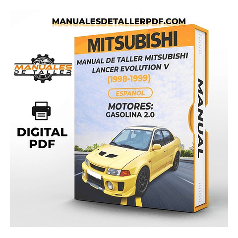 Manuale di officina Mitsubishi Lancer Evolution V 1998-1999