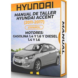Manuale d'officina Hyundai Accent (2011-2017) PDF