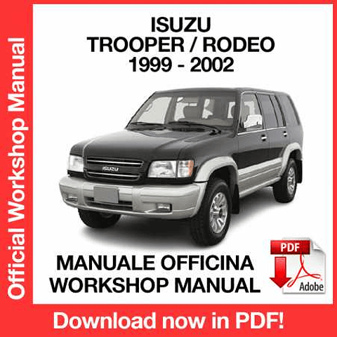 Manuale Officina Isuzu Trooper / Rodeo (1999-2000-2001-2002) (EN)