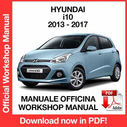Manuale Officina Hyundai i10 (2013-2014-2015-2016-2017) (EN)