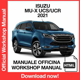 Manuale Officina Isuzu MU-X UCS/UCR (2021) (EN)