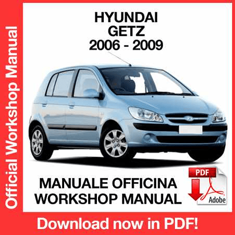 Manuale Officina Hyundai Getz (2006-2007-2008-2009) (EN)