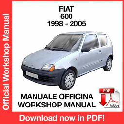 Manuale Officina Fiat 600 (1998-1999-2000-2001- 2002-2003-2004-2005) (EN)