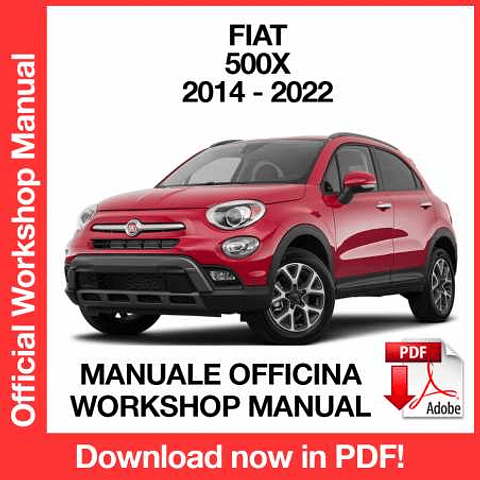 Manuale Officina Fiat 500X (2014-2015-2016-2017-2018-2019-2020-2021-2022) (ITA)