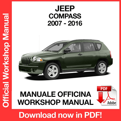 Manuale Officina Jeep Compass (2007-2008-2009-2010-2011-2012-2013-2014-2015-2016) (EN)
