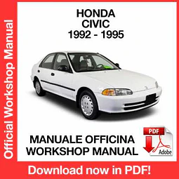 Manuale Officina Honda Civic (1992-1993-1994-1995) (EN)
