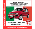 MANUALE OFFICINA FIAT PANDA MK2 1.1 1.2 8v 1.3 JTD 16v (2008-2009-2010-2011-2012-2013) (ITA) (EN) GRATUITO