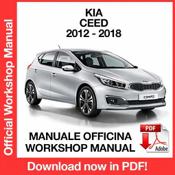 Manuale Officina Kia Ceed (2012-2013-2014-2015-2016-2017-2018) (EN)