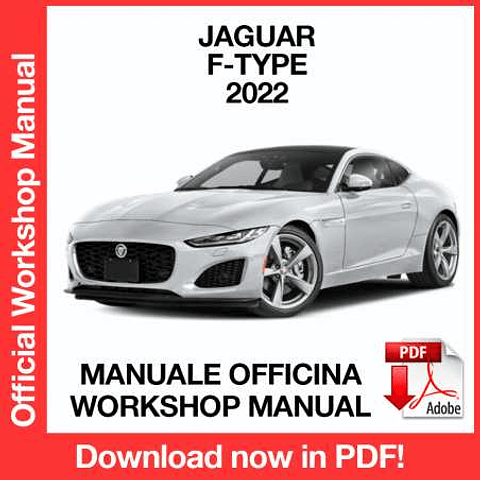 Manuale Officina Jaguar F-Type X152 (2022) (EN)
