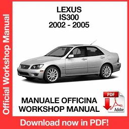 Manuale Officina Lexus IS300 (2002-2001- 2002-2003-2004-2005) (EN)