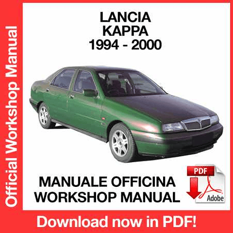 Manuale Officina Lancia Kappa (1994-1995-1996-1997-1998-1999-2000) (EN)