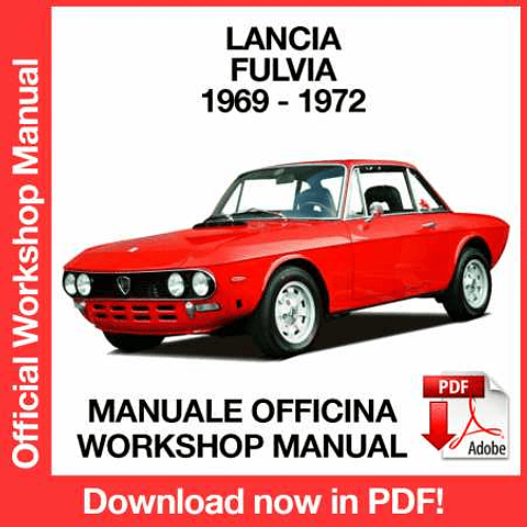 Manuale Officina Lancia Fulvia (1969-1972) (ITA)