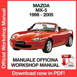 Manuale Officina Mazda MX-5 NB (1998-1999-2000-2001- 2002-2003-2004-2005) (EN)