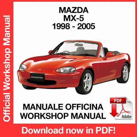 Manuale Officina Mazda MX-5 NB (1998-1999-2000-2001- 2002-2003-2004-2005) (EN)