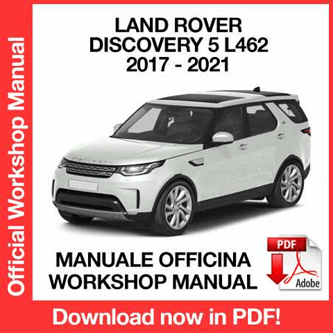 Manuale Officina Land Rover Discovery 5 L462 (2017-2018-2019-2020-2021) (EN)