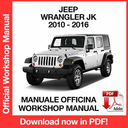 Manuale Officina Jeep Wrangler JK (2010-2011-2012-2013-2014-2015-2016) (EN)
