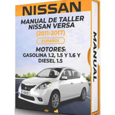 Manuale d'officina Nissan Versa (2011, 2012, 2013, 2014, 2015, 2016, 2017) 1.2, 1.5 E 1.6 E DIESEL 1.5 