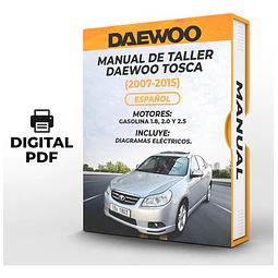 Manuale di officina Daewoo Tosca (2007, 2008, 2009, 2010, 2011, 2012, 2013, 2014, 2015) ***