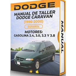 Manuale di officina Dodge Caravan (1996, 1997, 1998, 1999, 2000) 2.4, 3.0, 3.3 e 3.8 