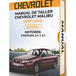 Manuale di officina Chevrolet Malibu (1997, 1998, 1999, 2000, 2001, 2002, 2003, 2004, 2005) 