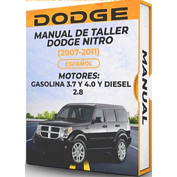 Manuale officina Dodge Nitro (2007, 2008, 2009, 2010, 2011) 3.7 e 4.0
