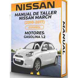 Manuale di officina Nissan March (2010, 2011, 2012, 2013, 2014, 2015, 2016, 2017)