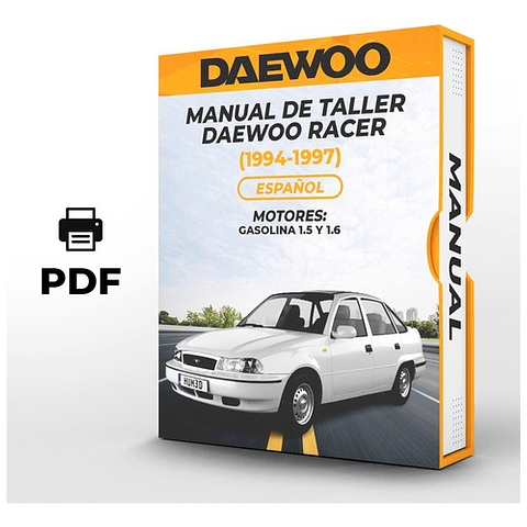 Manuale di officina Daewoo Racer (1994, 1995, 1996, 1997) *** 1.5 E 1.6