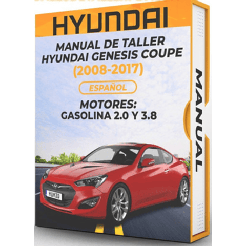 Manuale d'officina Hyundai Genesis Coupe (2008, 2009, 2010, 2011, 2012, 2013, 2014, 2015, 2016, 2017) 
