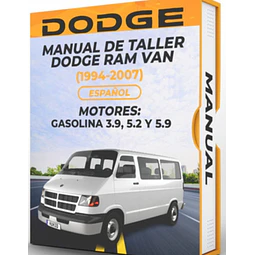 Manuale di officina Dodge Ram Van (1994, 1995, 1996, 1997, 1998, 1999, 2000, 2001, 2002, 2003, 2004, 2005, 2006, 2007) 