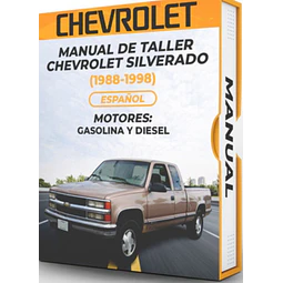 Manuale di officina Chevrolet Silverado (1988, 1989, 1990, 1991, 1992, 1993, 1994, 1995, 1996, 1997, 1998)