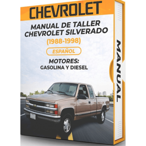 Manuale di officina Chevrolet Silverado (1988, 1989, 1990, 1991, 1992, 1993, 1994, 1995, 1996, 1997, 1998)