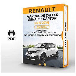 Manuale officina Renault Captur (2016-2019) PDF