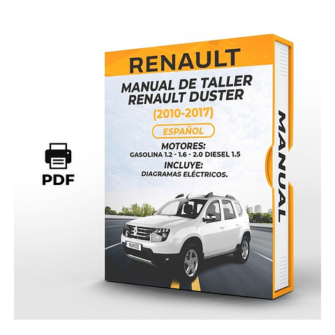 Manuale di officina Renault Duster (2010-2017) PDF